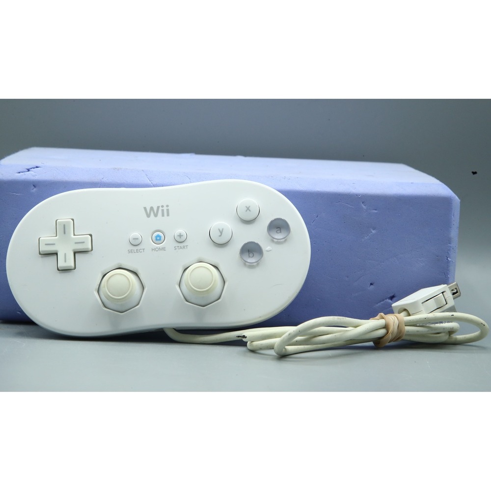 Nintendo Wii Classic Controller White RVL-005 Original First Party Gamepad